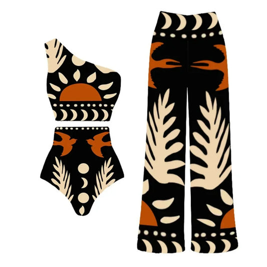 Elegant Triangle Bikini – Halter Luxe – Sunset Muse