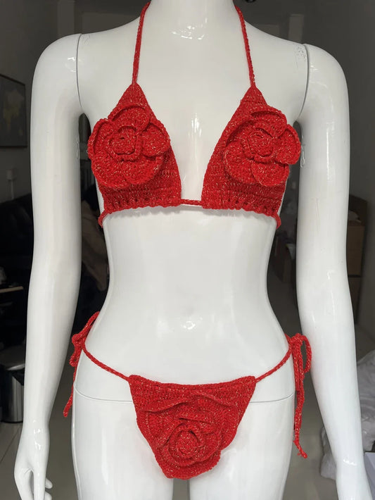 Come To My Lap Crochet Bikini