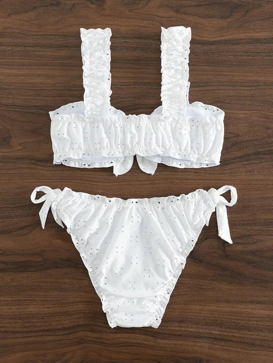 Chic Cut-Out Bikini – Vintage Chic – Sunset Muse