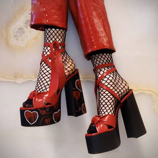 Weekend in New York Platform Heels