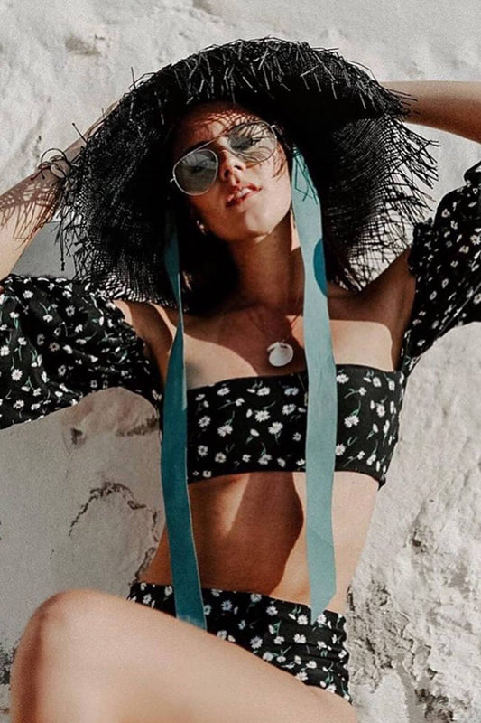 Minimalist Bikini – Halter Luxe – Azure Tide