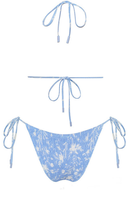 Elegant Triangle Bikini – Satin Glow