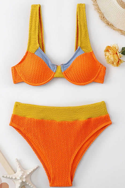 Luxe Triangle Bikini – Floral Dream