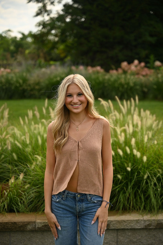 Tiff Cardigan- Khaki