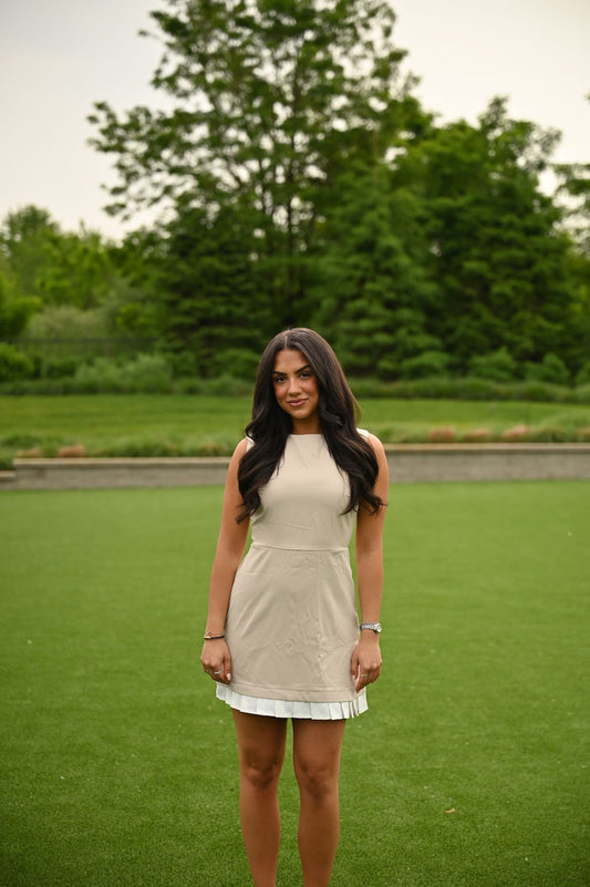 Celebration Dress- Khaki