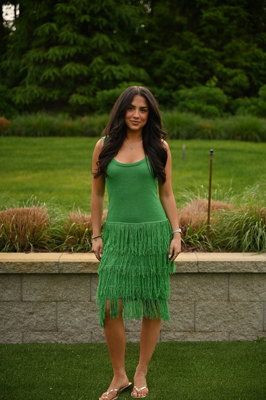 Island Dress- Green