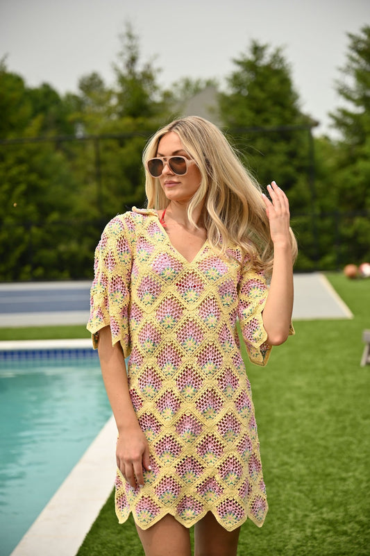 Sunshine Crochet Dress