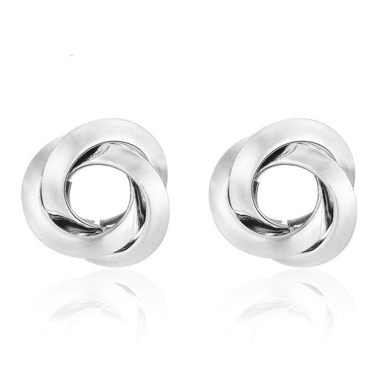 Luxury Design Geometric Three Circles Cross Surround Woman Earring