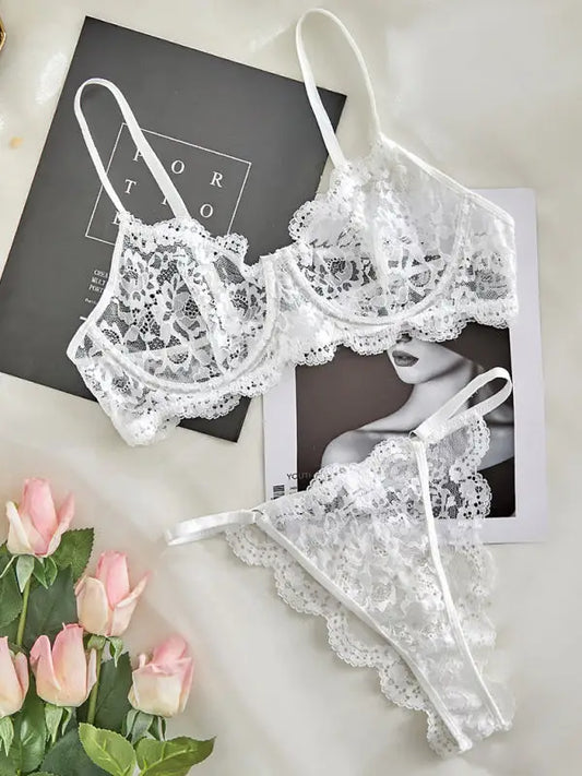 Romance Bra And Thong Set