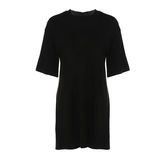 Stylish Crystal Embellished Floral CutOut Short Sleeve Relaxed T Shirt