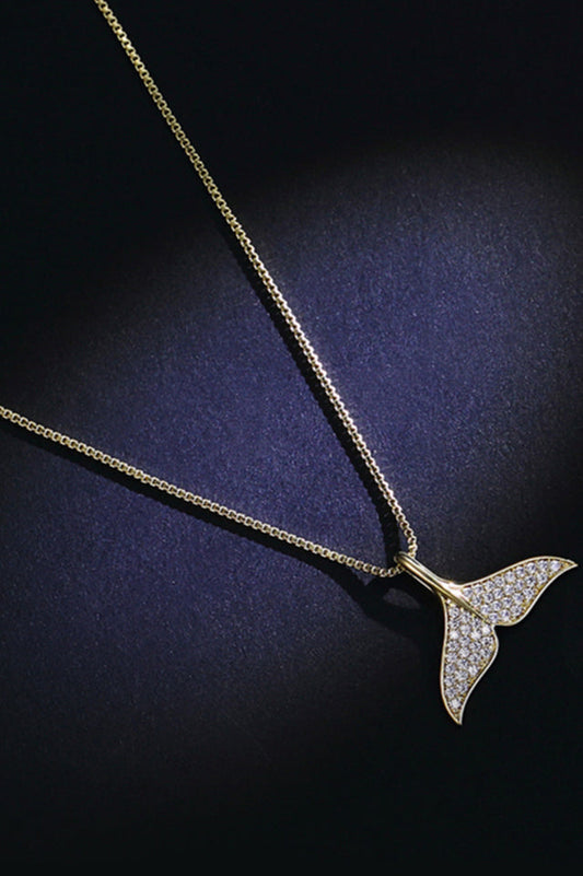 Mermaid Tail Silver Necklace
