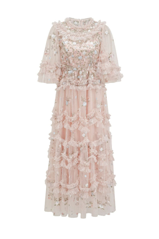 Lalabelle Floral Gown in Tulle