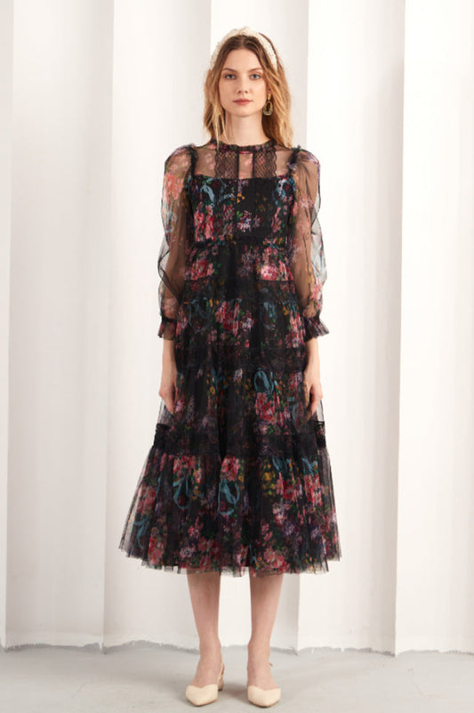 Floral Wonder Midi Dress