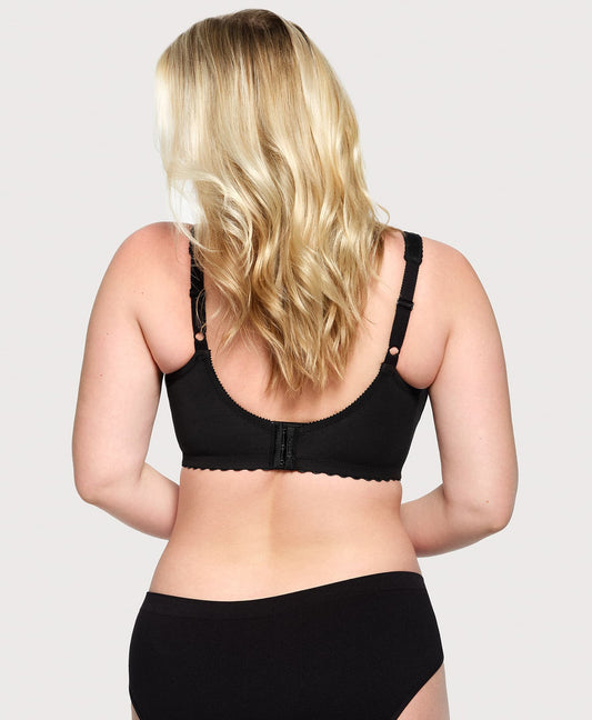 MagicLift Cotton Support Bra Black