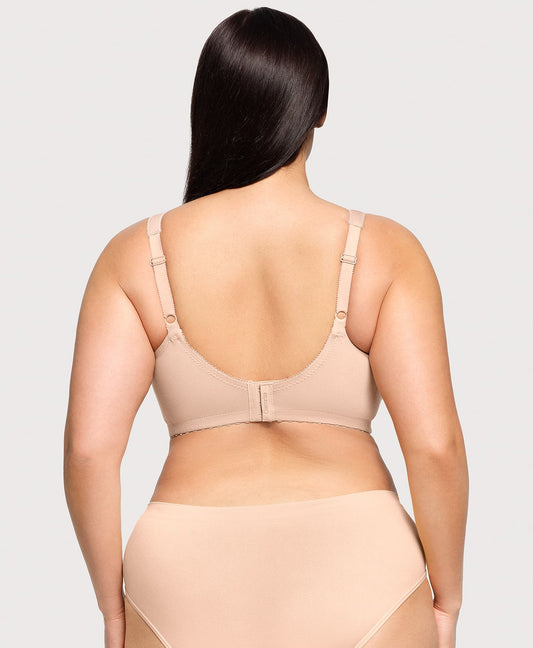 MagicLift Cotton Support Bra Cafe