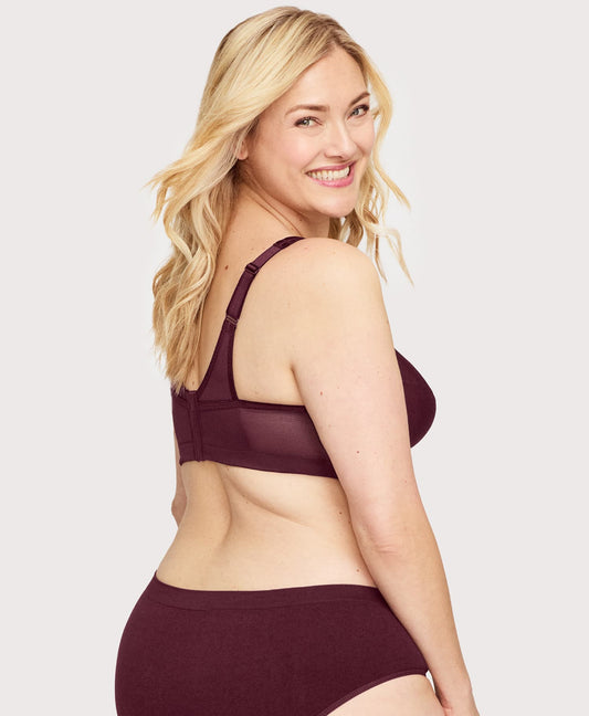 MagicLift Active Support Bra Wine