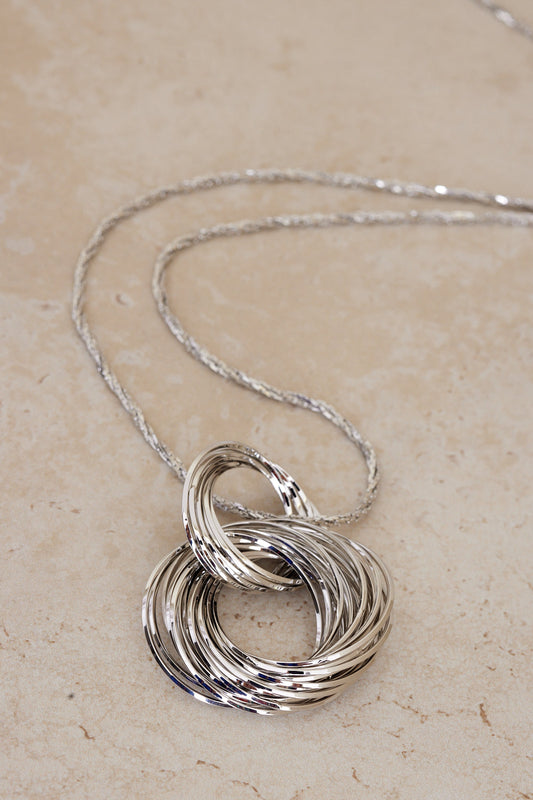 Interlace Pendant - Silver