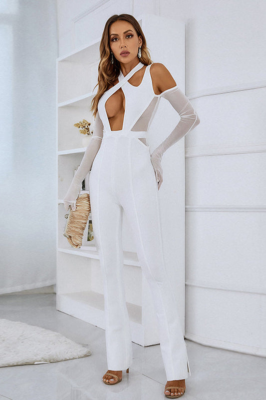 Irisine Long Sleeve Sexy Jumpsuit