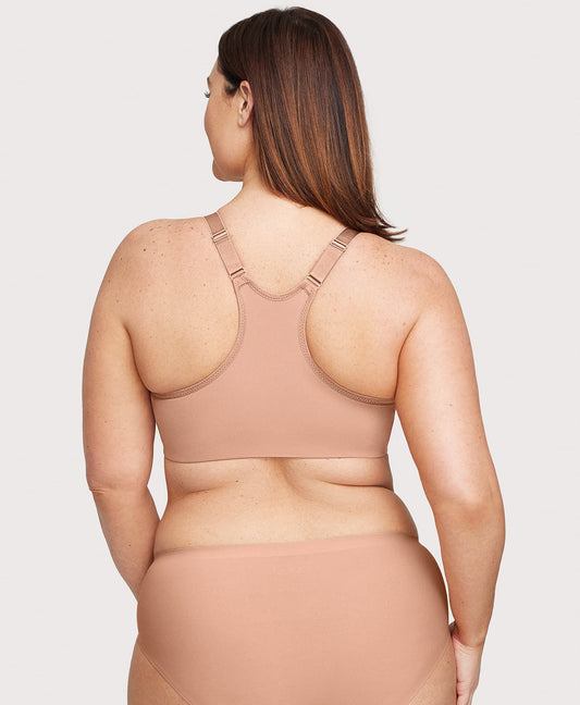 Front-Closure Smoothing WonderWire Bra Cappuccino