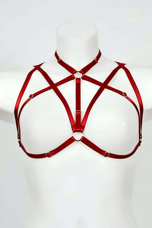 Halter Neck Fetish Breast Harness