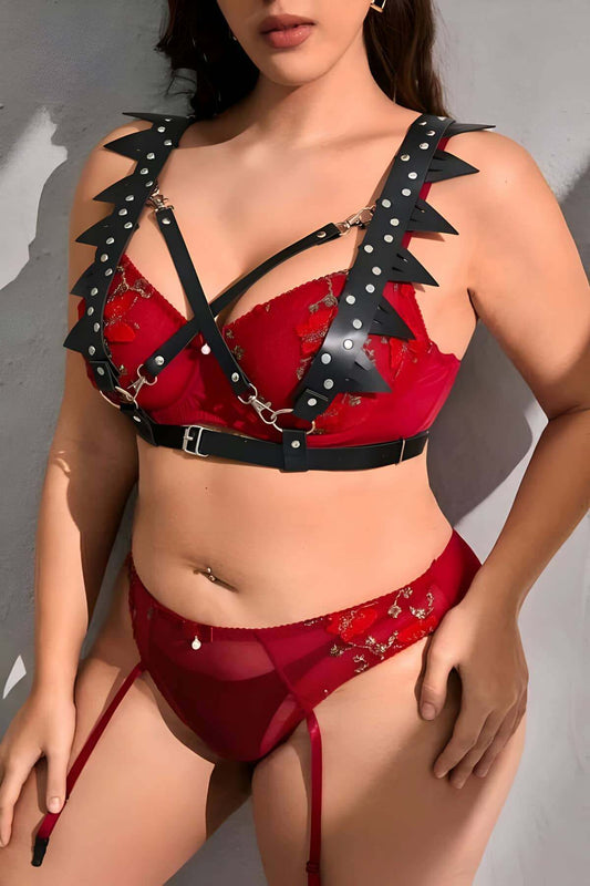 Fantasy Leather Sexy Chest Harness