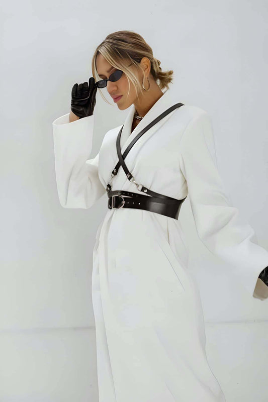 Stylish Women's Leather Belt, Stylish Women's Belt, Belt Over Dress