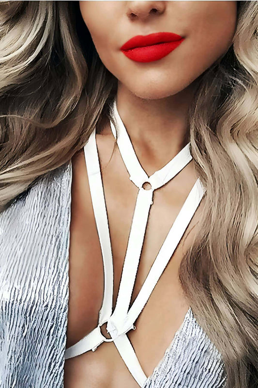 Underwear Sexy Accessory White Harness