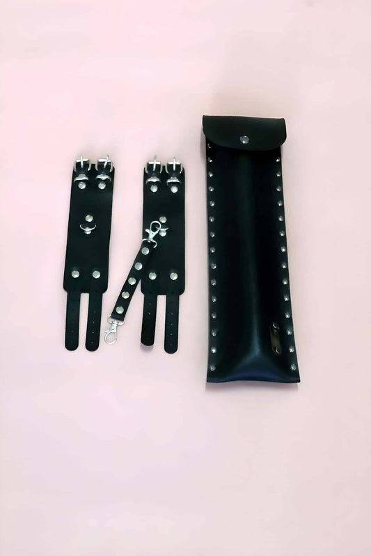 Handcuffs - Whip Set, Whip Set, Fancy Handcuff Set
