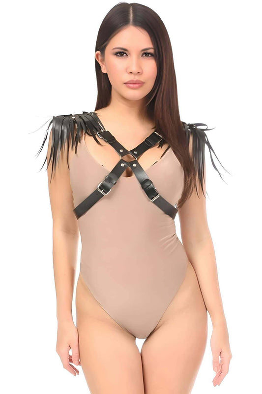 Women's Shoulder Tassel Chest Harness