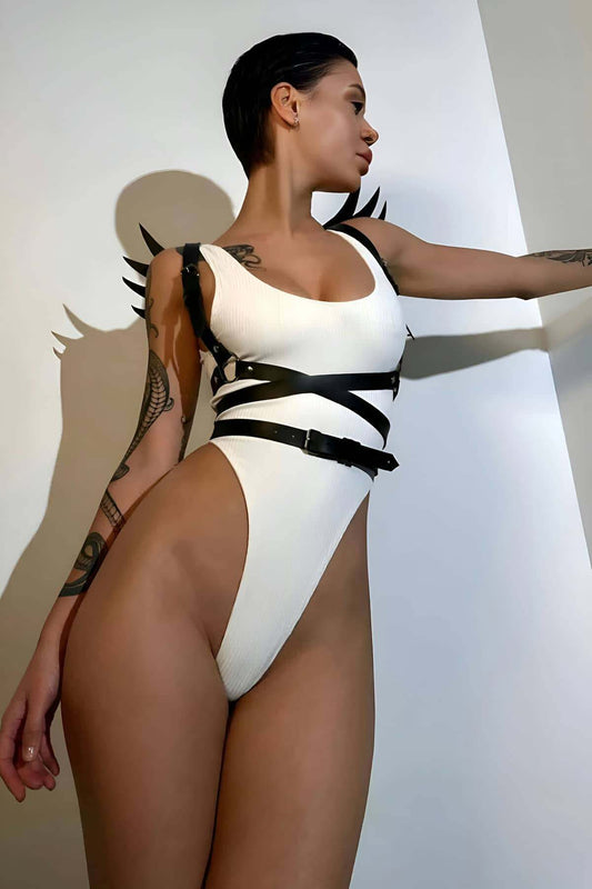 Winged Stylish and Sexy Underbust Waist Belt Harness