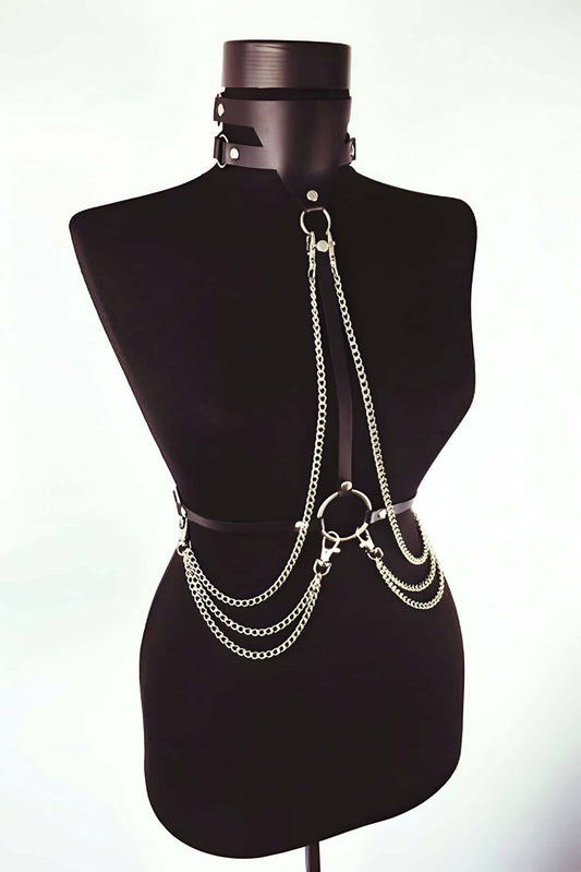 Special Production Leather Model - harness for women