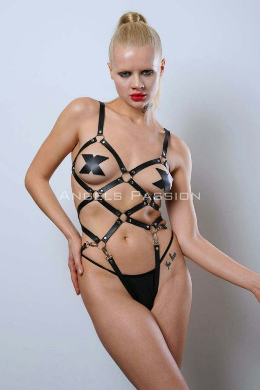 Leather Fantasy Clothing, Full Body Harness