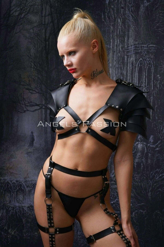 Women Gladiator Garter Harness Set, Cosplay Costume