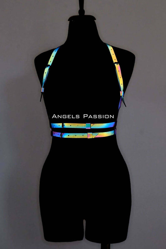 Colorful Reflective Chest Harness, Glow in the Dark Chest Harness