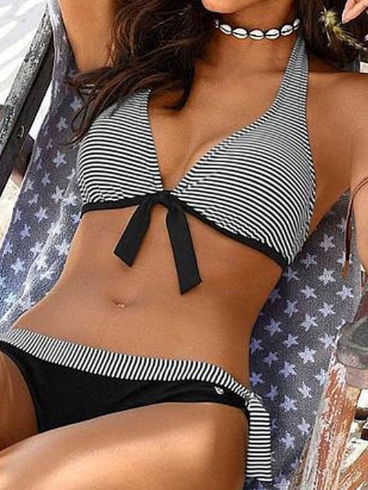 Romantic Strappy Swimsuit – Midnight Swim – Sunset Muse