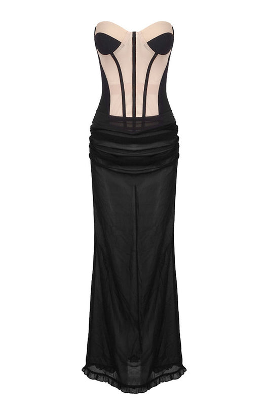 Paityn Black Bandage Bustier Set