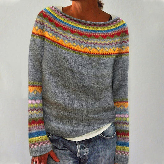 Denise™ Retro Knit Sweater