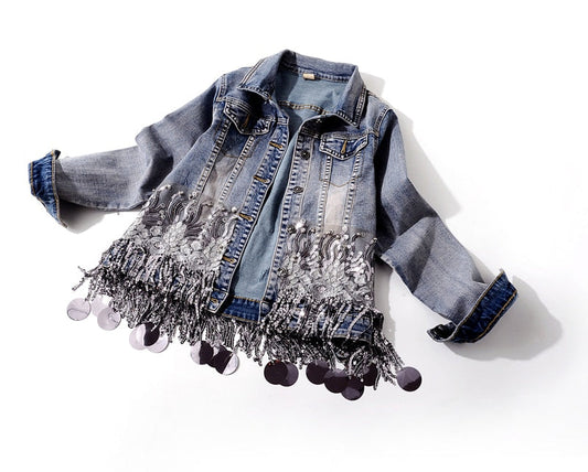 Run Through It Denim Polished Jacket