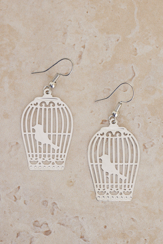 Aviary Earrings - Silver