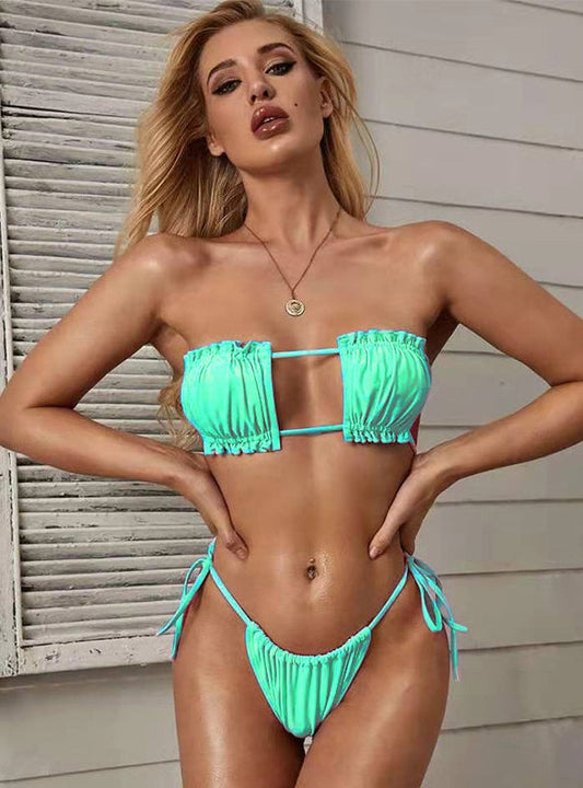 Bold Triangle Bikini – Ocean Escape – Azure Tide