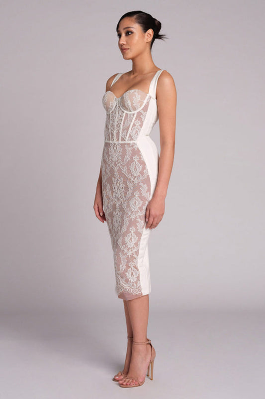 Poem Sling Dress With Lace