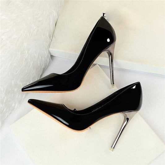 Confident Girl Thin Heels Stiletto