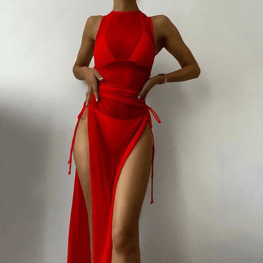 Sculpted Swimsuit – Satin Glow