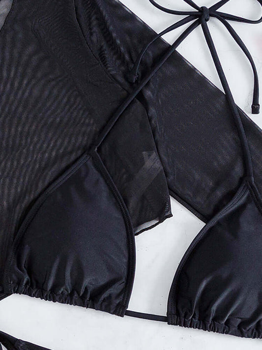 Romantic High-Waist Bikini – Golden Hour – Azure Tide