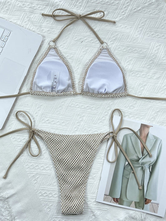 Refined Strappy Swimsuit – Golden Hour – Azure Tide
