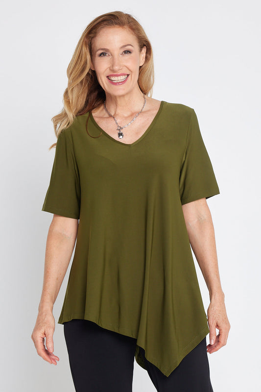 Acacia Top - Khaki