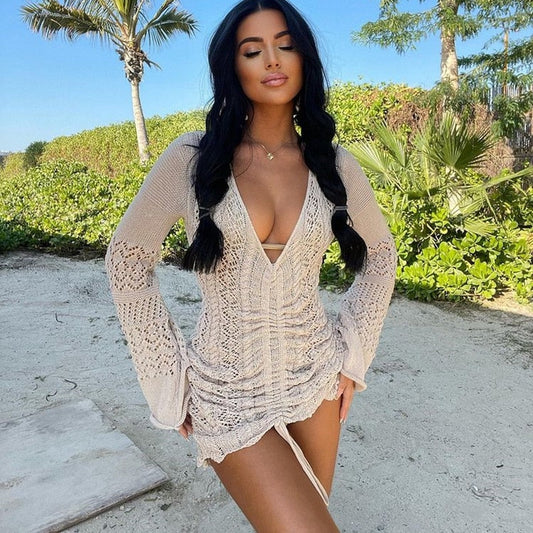 Hard To Tell Mini Dress