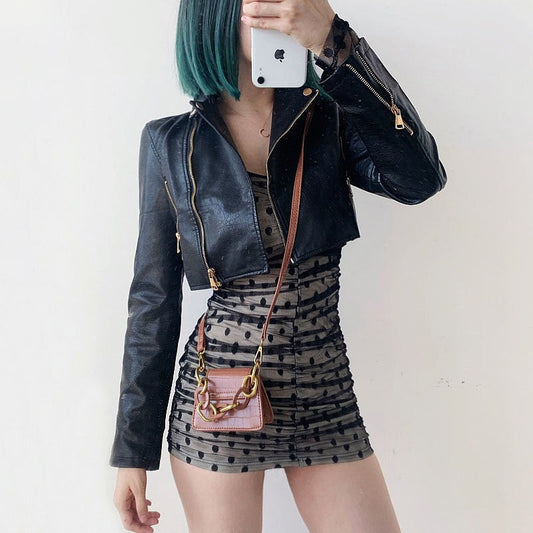 Paint With Pain Crop Jacket