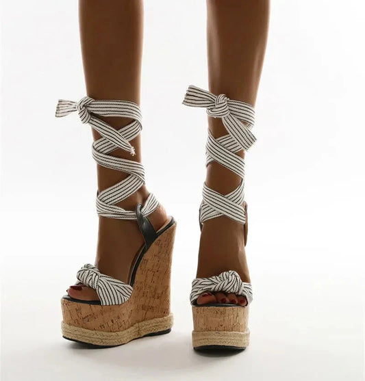 Tangled Lies Pump Sandals