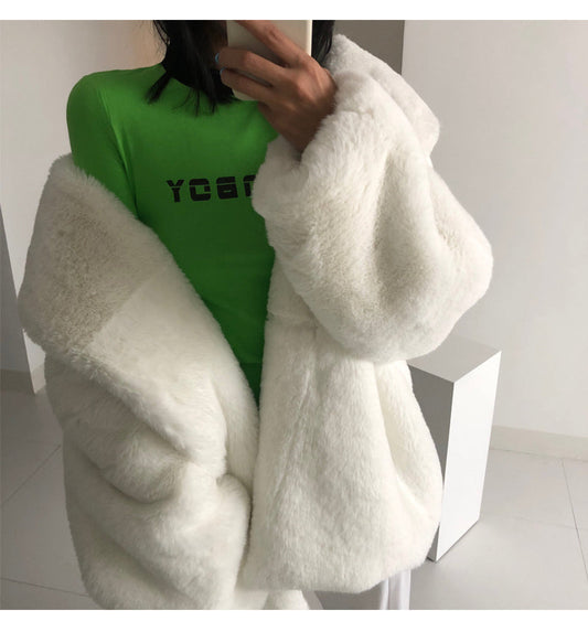 Light Furry Elegant Coat